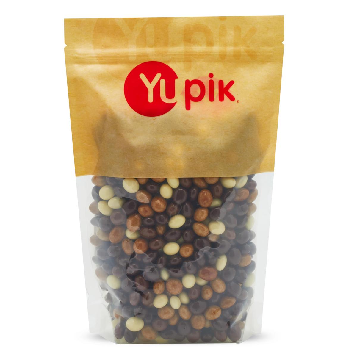Yupik Triple Chocolate Espresso Coffee Beans  2.2 lb (35.2 oz)  Coffee Beans Covered in Milk Chocolate  White Chocolate & Dark Chocolate  Smooth & Crunchy  Sweet Snacks  Ideal for Topping & Baking