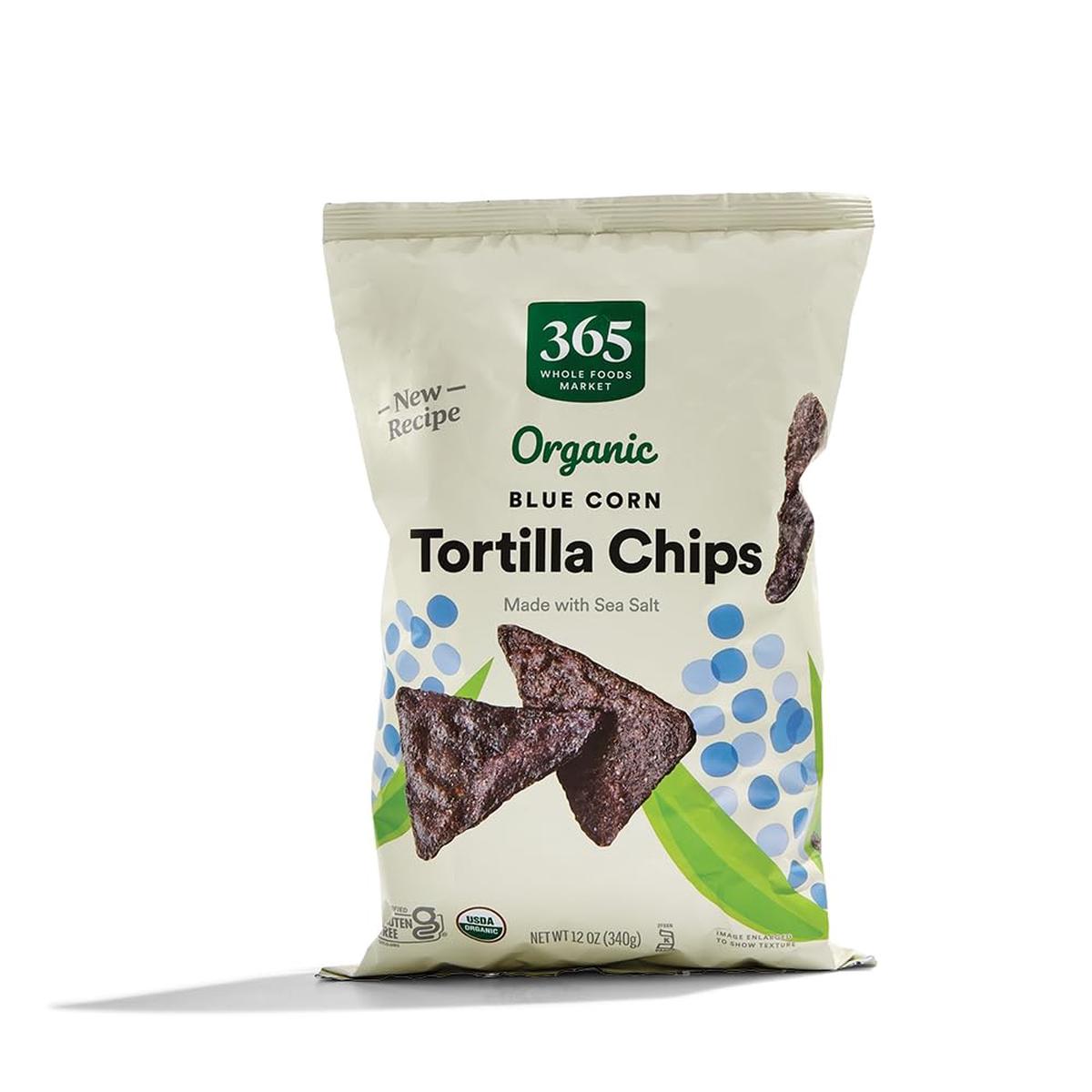 365 by Whole Foods Market Organic Blue Corn Tortilla Chips - 12 Ounce Pack