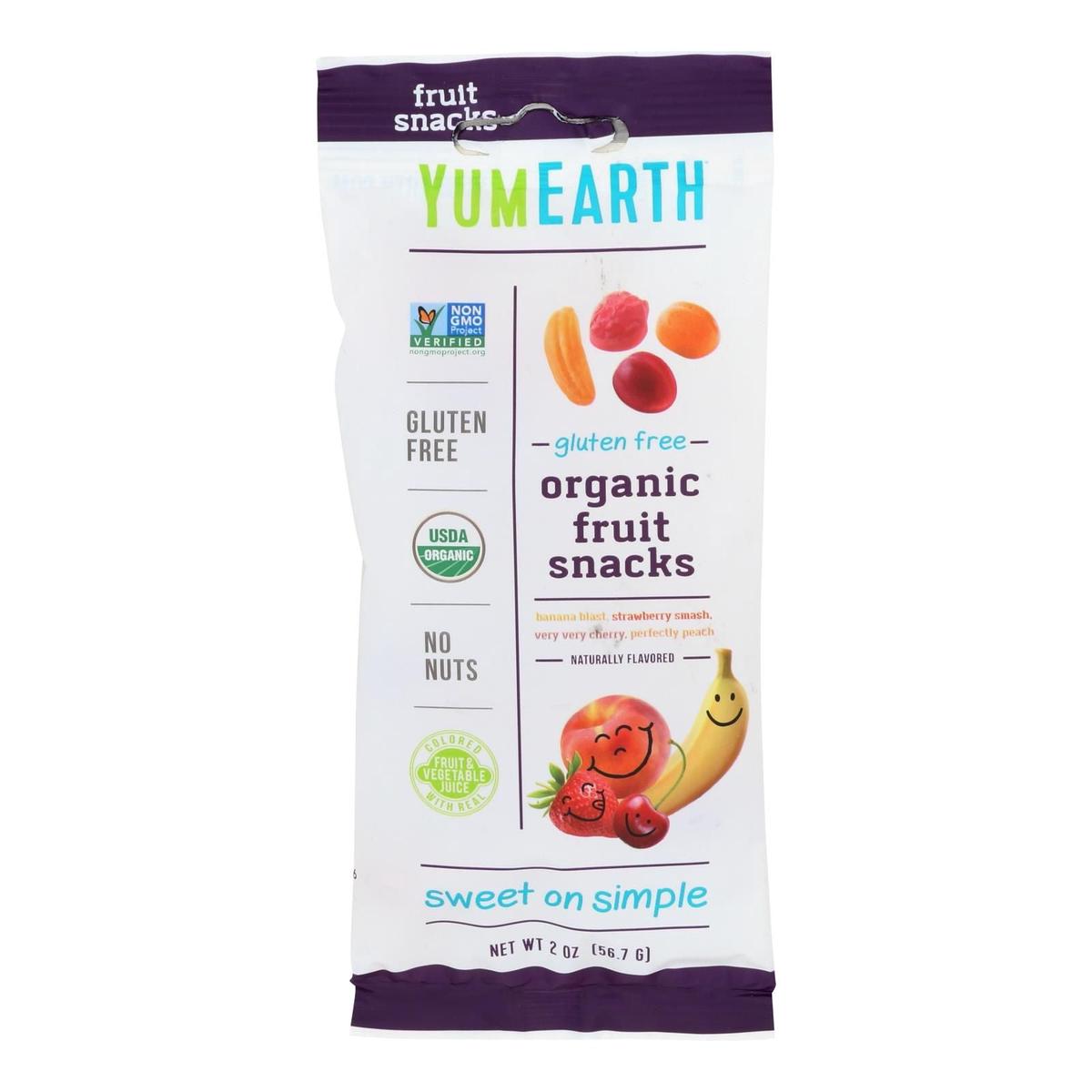 Yumearth Organics - Organic Fruit Snack - 4 Flavors - Case of 12 - 2 oz.(D0102HXW8V8.)