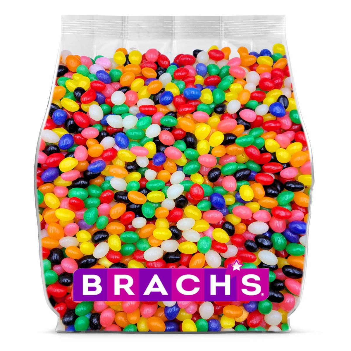 Yummy Chew Brachs Jelly Beans Candy Assortment - 2 Pounds Bulk for Classroom, Office, and Party Favors