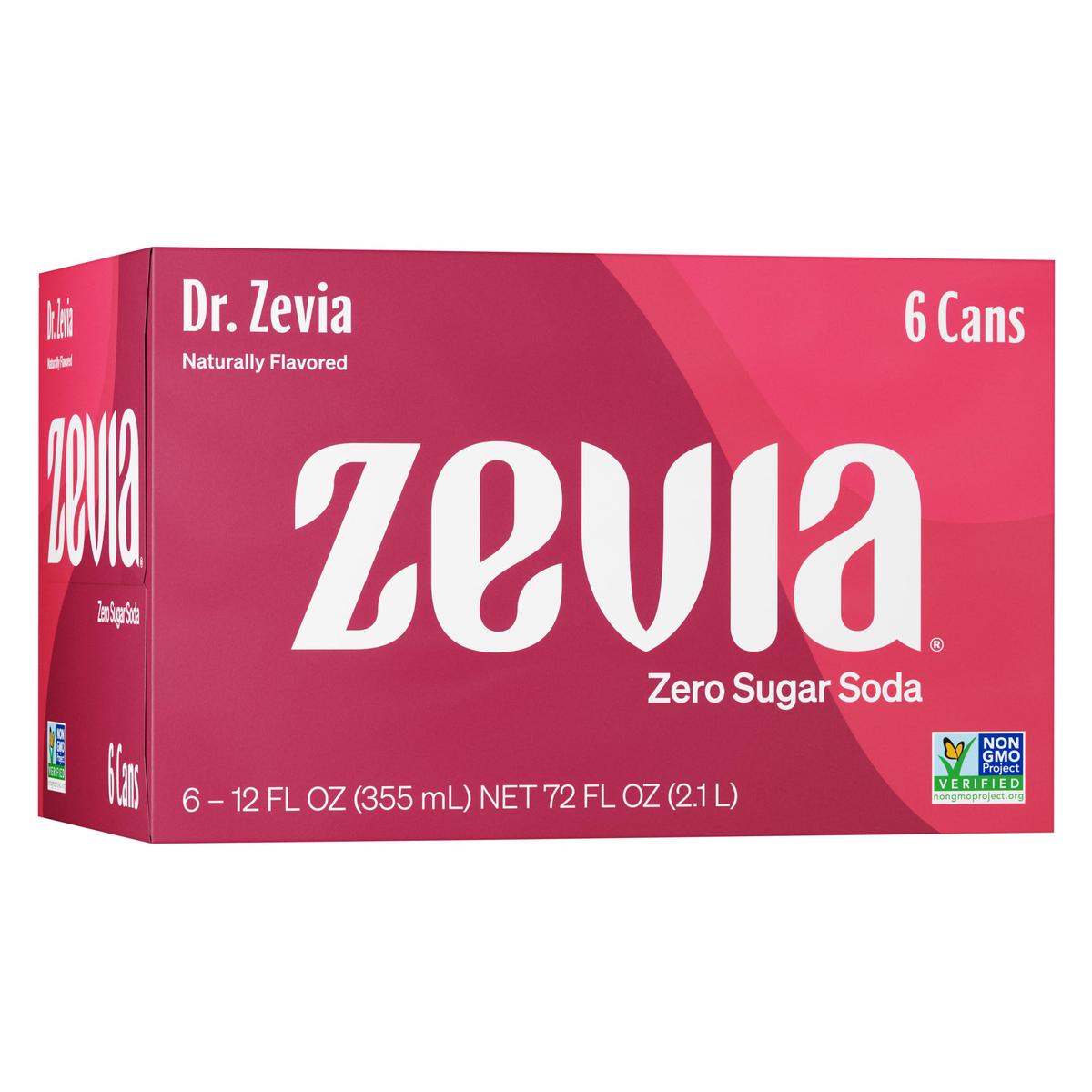 Zevia Zero Calorie Soda, Naturally Sweet, 12 Fl Oz (Pack Of 6)