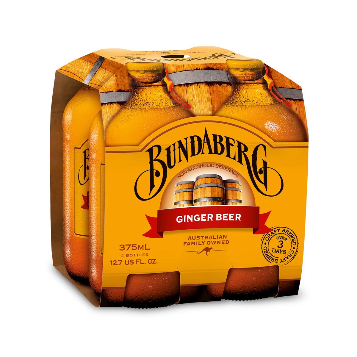 Bundaberg Ginger malt-inspired  12.7 Fl Oz Bottles  4 Pack
