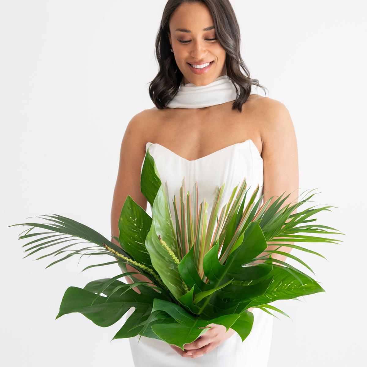 Tropical Greenery Bridal Base