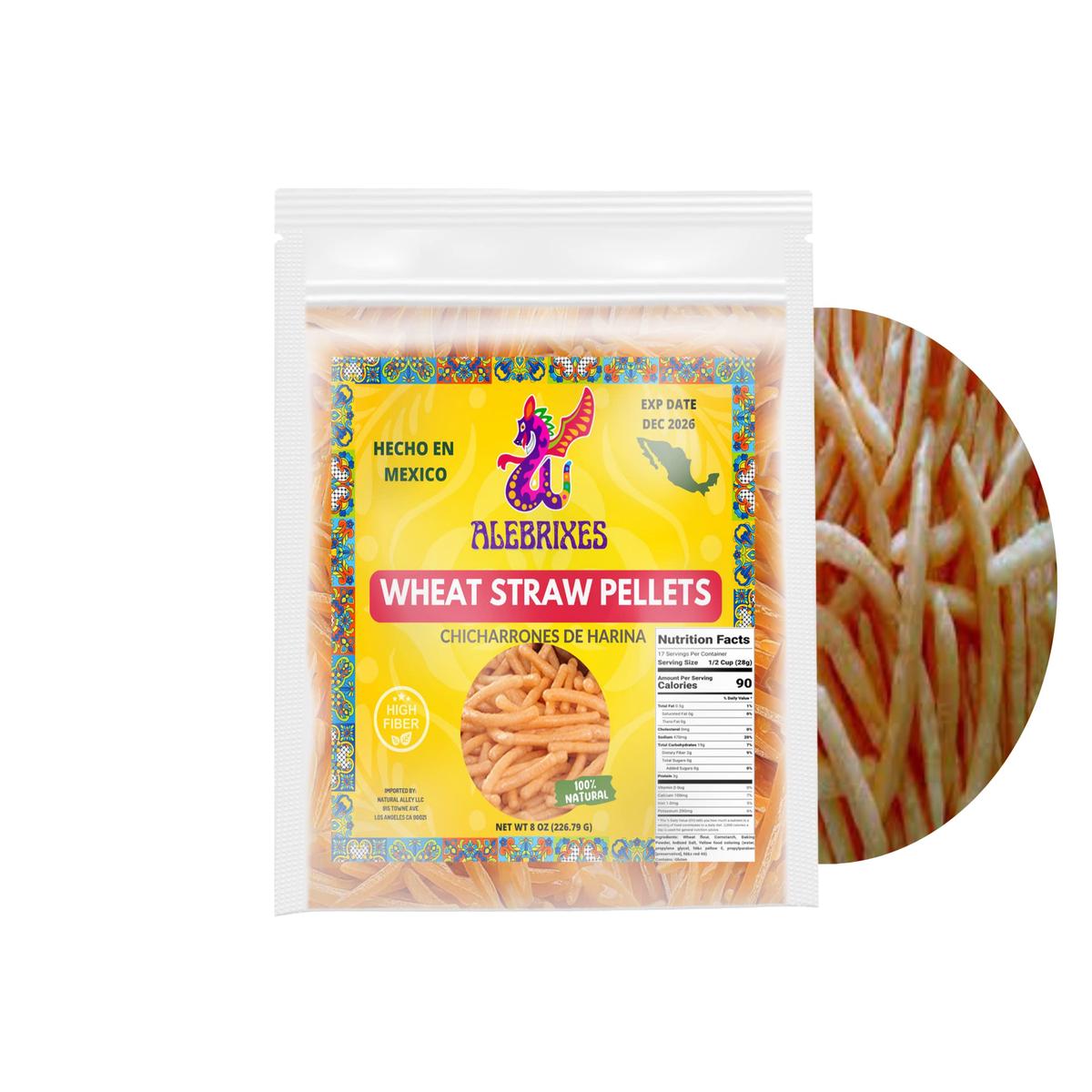 Alebrixes | Mexican Wheat Straw Project Pieces 8Oz (226G) | Duritos - Mexican Snack | Chicharron - Fritura De Harina Para Freir | Savory, Classic, Crispy, Mouth-Watering | Handcrafted In Mexico.