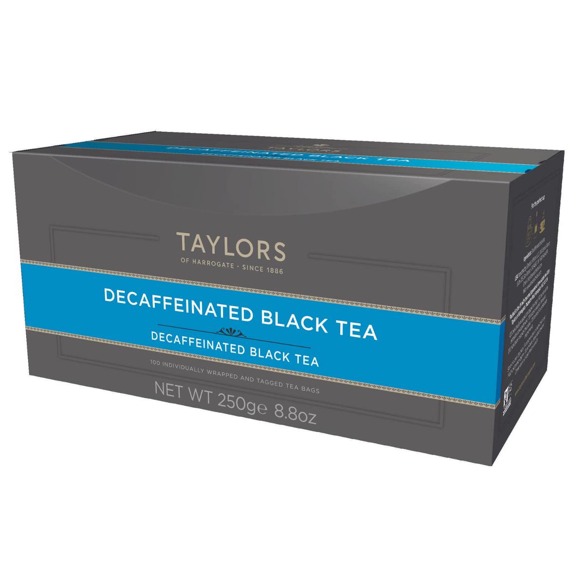 Taylors of Harrogate Decaffeinated Breakfast Tea, 100 Count - Premium Quality, Pack of 1, Perfect for Morning Routine