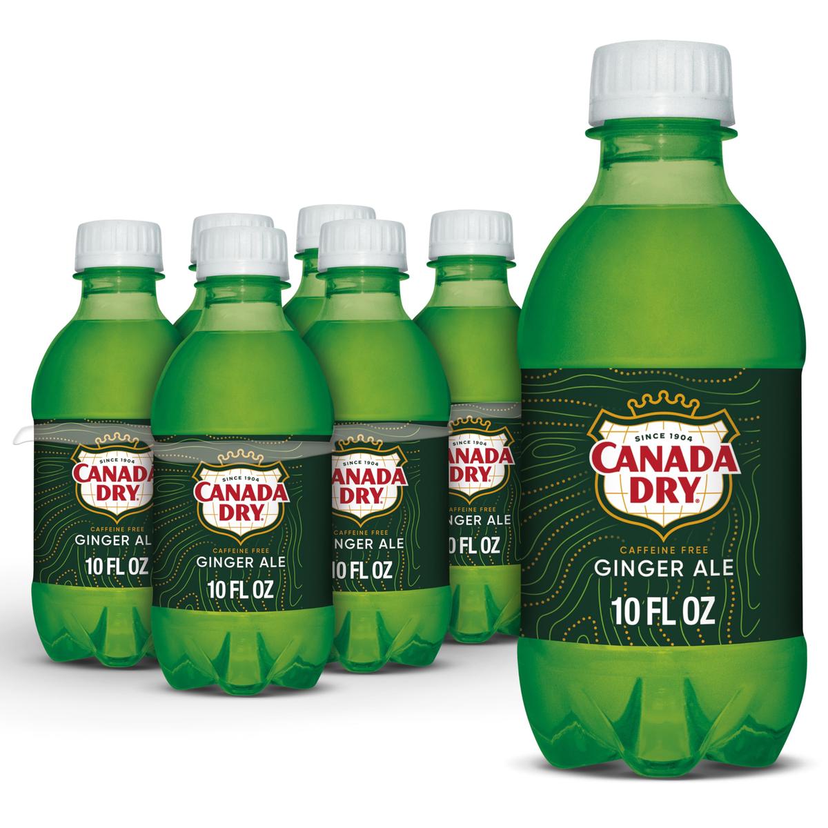 Canada Dry Ginger Ale Soda, 10 Fl Oz Bottles, Pack of 6