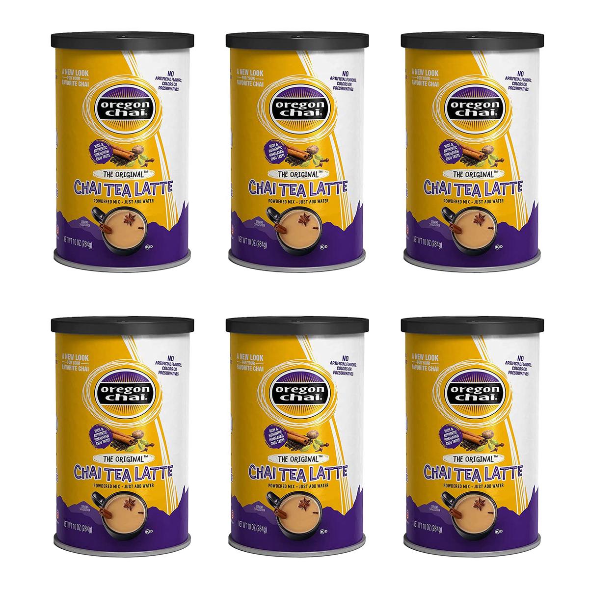 Oregon Chai Original Dry Chai Latte Mix, 10 Ounces (Pack Of 6)