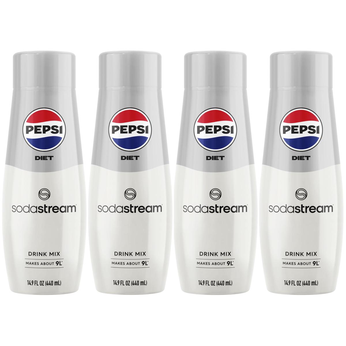 SodaStream Diet Pepsi Beverage Mix (440ml, Pack of 4)