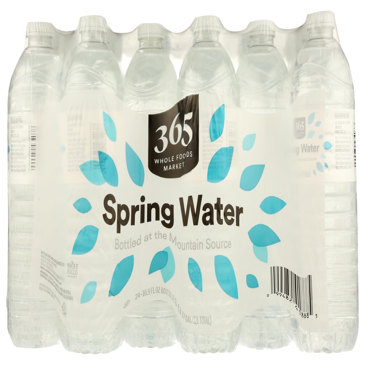 365 by Whole Foods Market, Spring Water Multi Pack 24 Pack, 16.9 Fl Oz