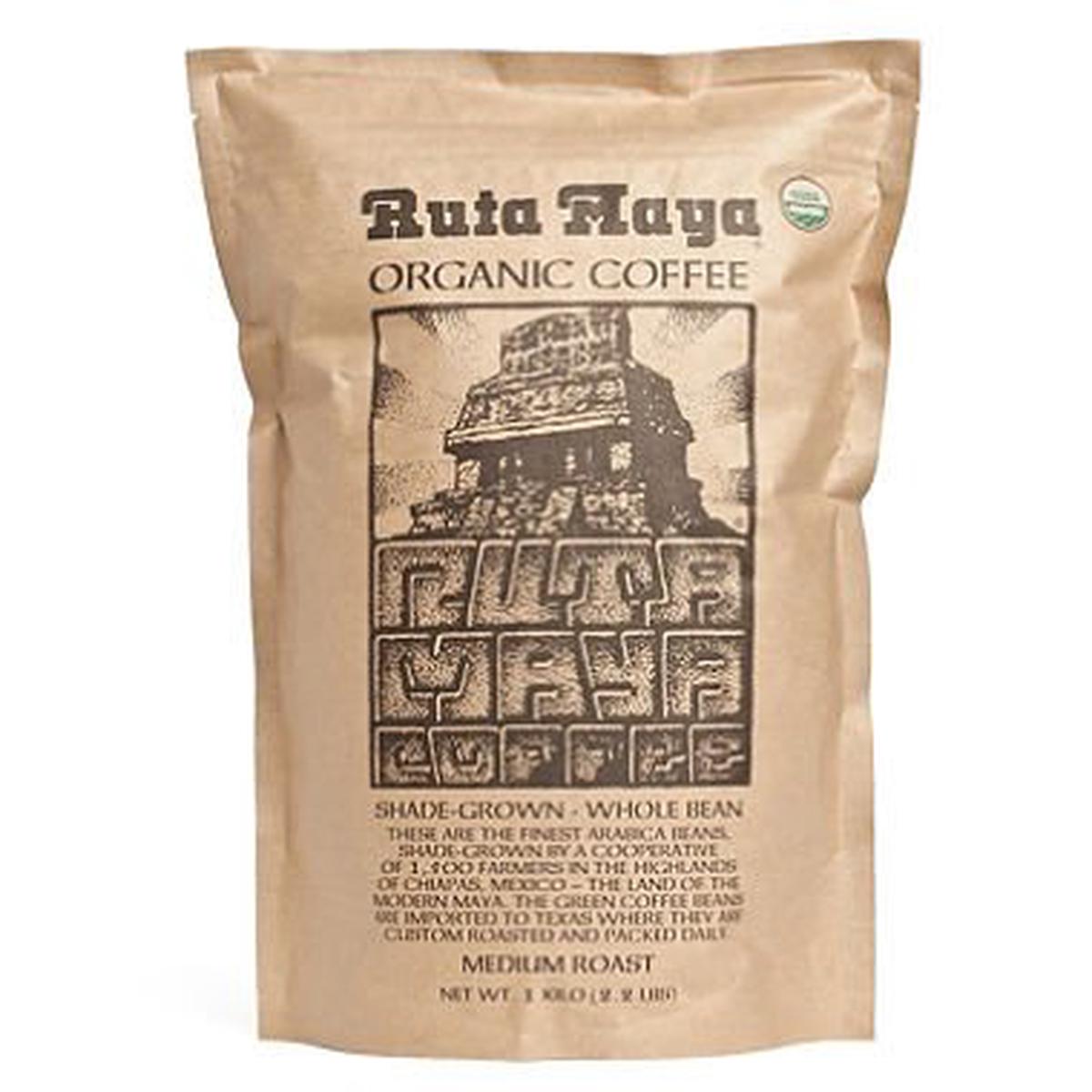 Ruta Maya Organic Coffee Medium Roast, 32 Ounce (Pack of 1) - Premium Quality Coffee, Rich Flavor, Perfect for Daily Brew
