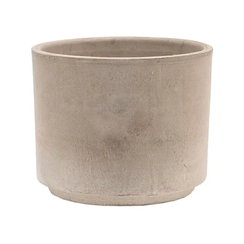 Terra Cotta Plant Pot 13cm Height 14cm Dia Flowerpot Grey