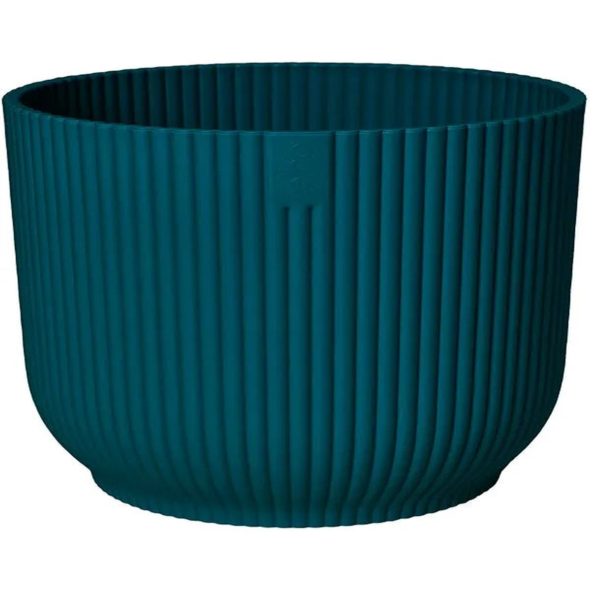 Vibes Fold Plant Pot 32cm Height 34cm Dia Round Wheels Deep Blue