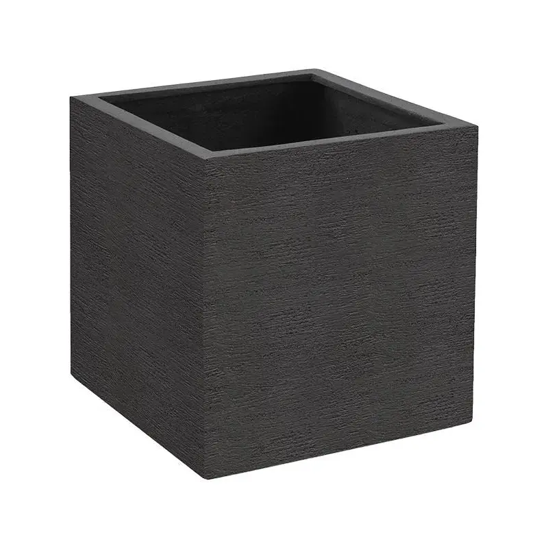Terreno Plant Pot 40cm Height 32cm Dia Cube Earth