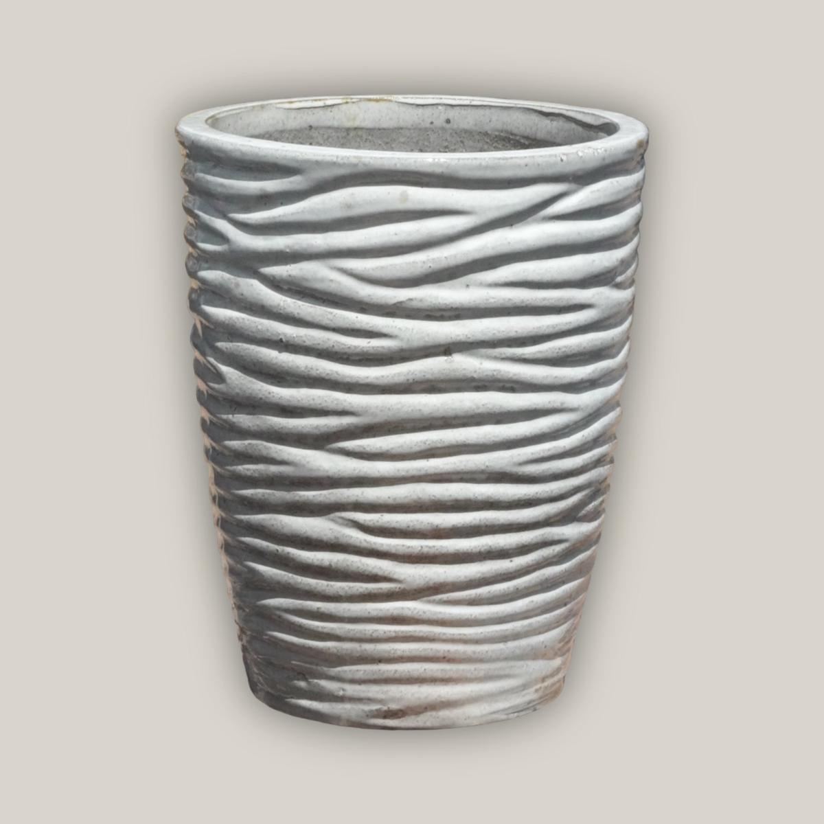 3012L4 8211 White Tiger Stripe Planter 8211 10258221 x 10258221 x 138221