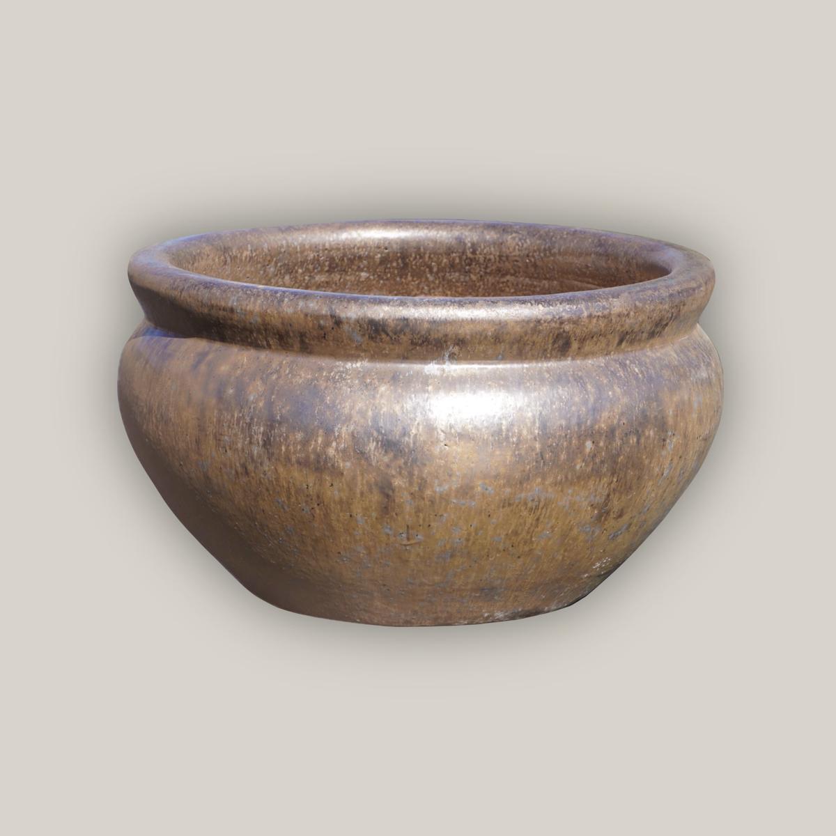3211SEA - Sapphire Sanskrit Planter - 30" x 30" x 16" / Sapphire