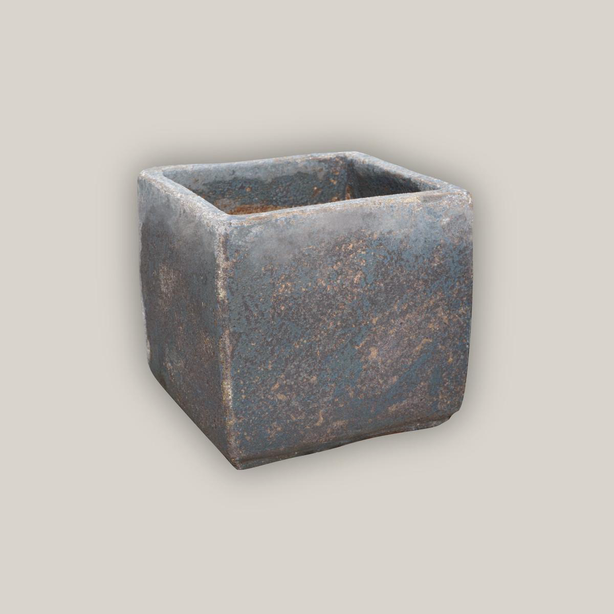 1-6030ADA 8211 Atlantis Double Fired Cube Pot 8211 198221 x 198221 x 188221 Atlantis Double Fired Ceramic