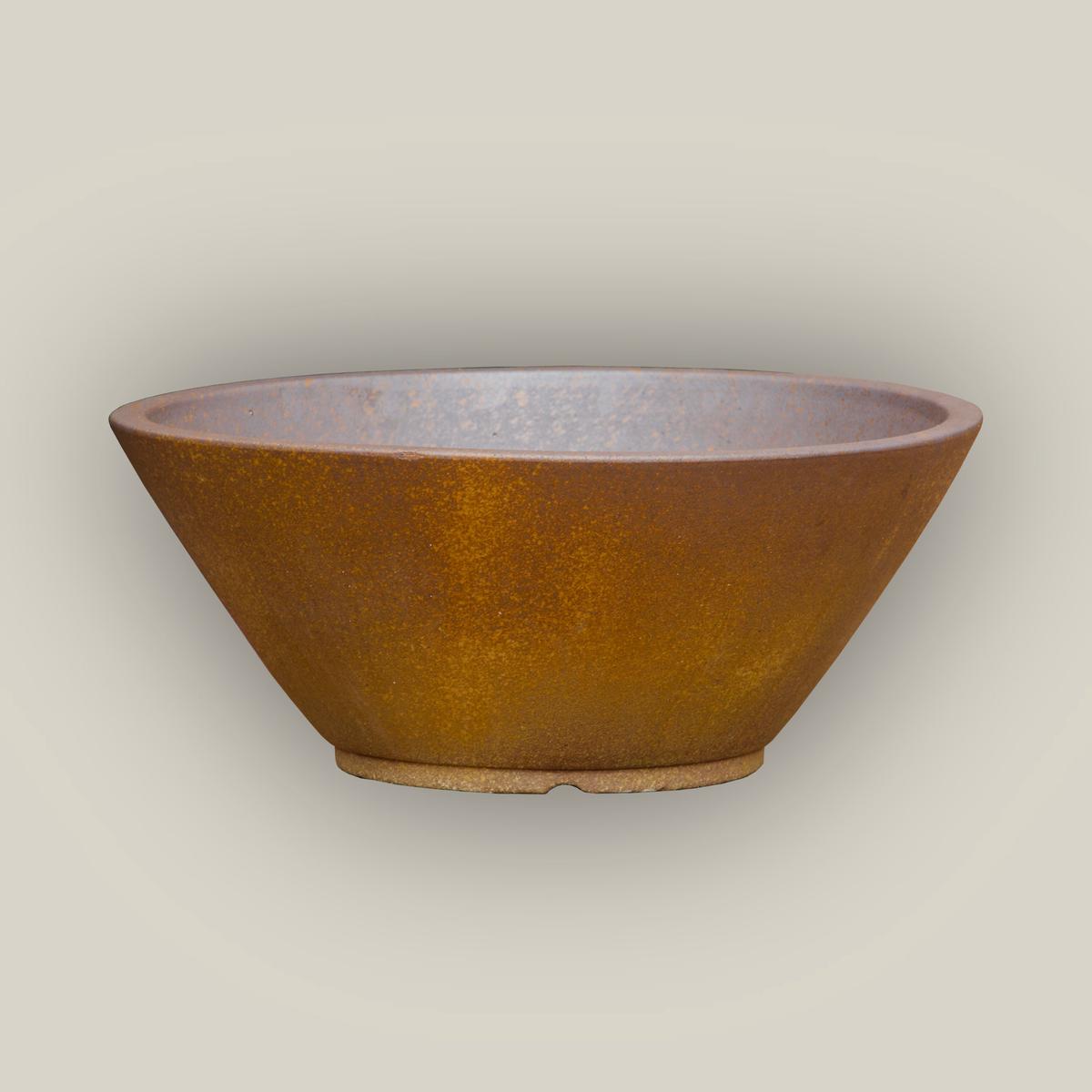 372L99FS - Iron Finish Low Wide Planter-FREE SHIPPING - 20" x 20" x 8" | Iron Finish