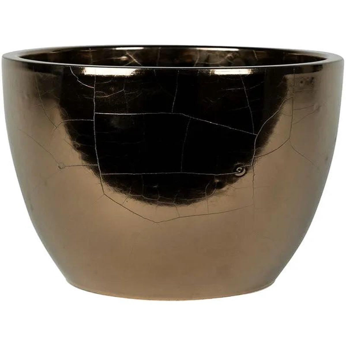 Sven Plant Pot 19cm Height 17cm Dia Pot Gold