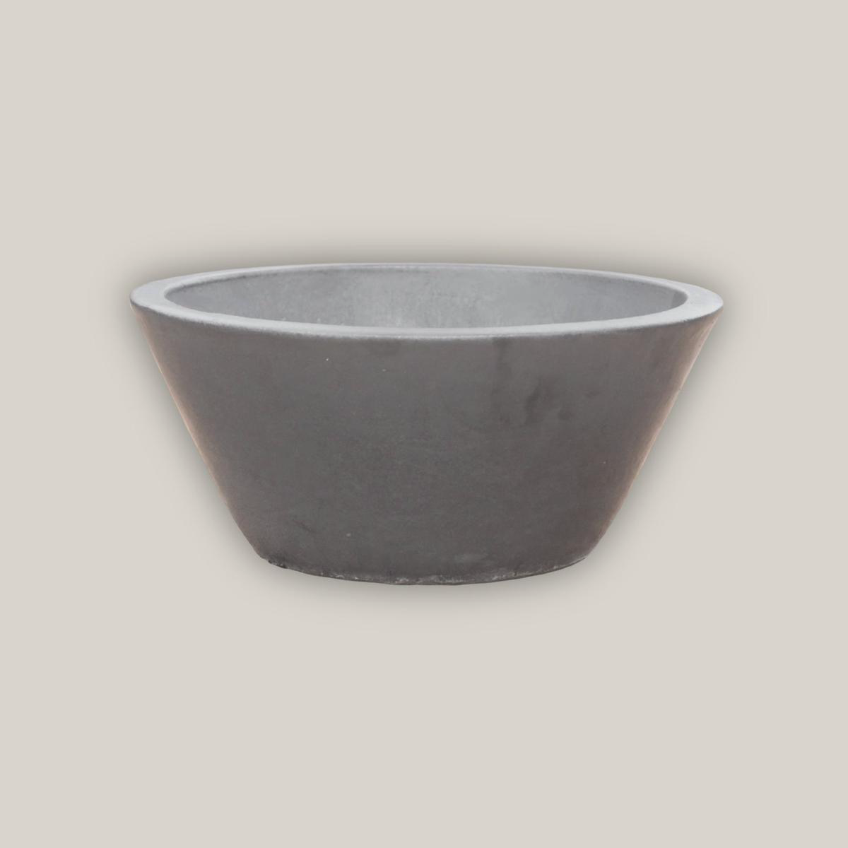 6028H33 8211 Matte Black Low Cone Pot 8211 168221 x 168221 x 78221 Matte Black Ceramic