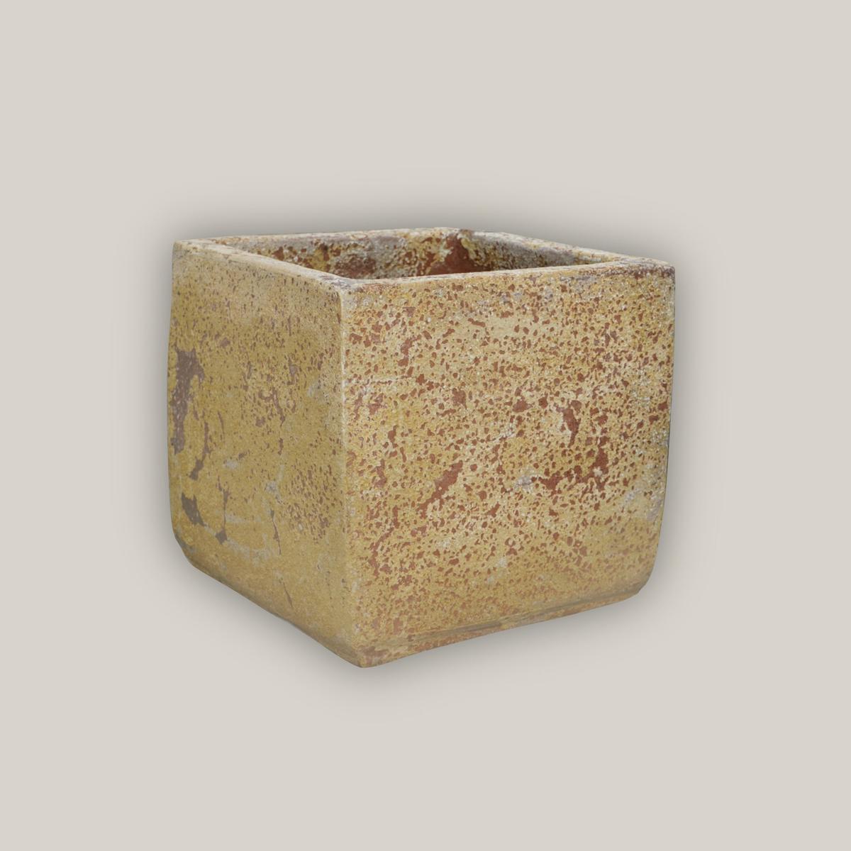 1-6030AVA - Atlantis Vergigis Cube Pot - 12" x 12" x 12" | Atlantis Vergigis | Ceramic