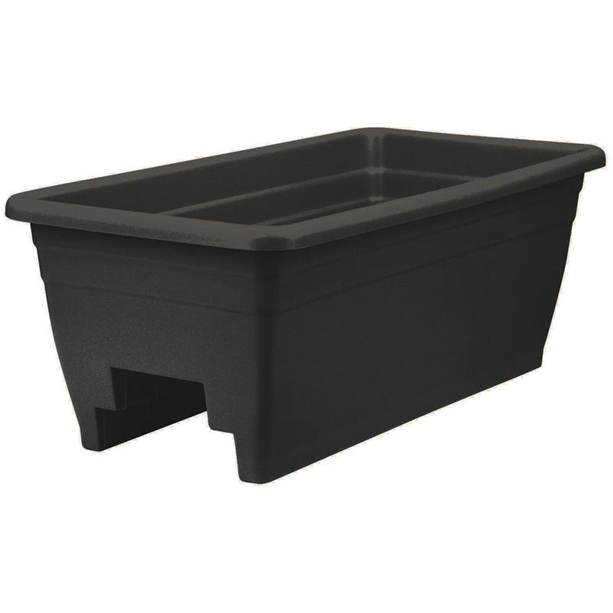 248243 Deck Rail Planter Black