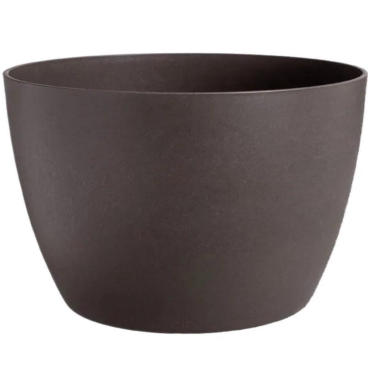 The Coffee Collection Plant Pot 17cm Height 13cm Dia Round Espresso Brown