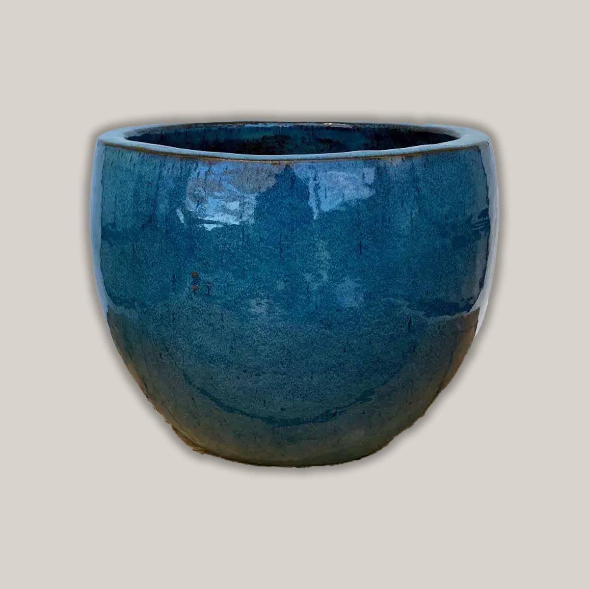 8415N19 - Marble Green Standard Planter - 27" x 27" x 21" | Marble Green | Ceramic