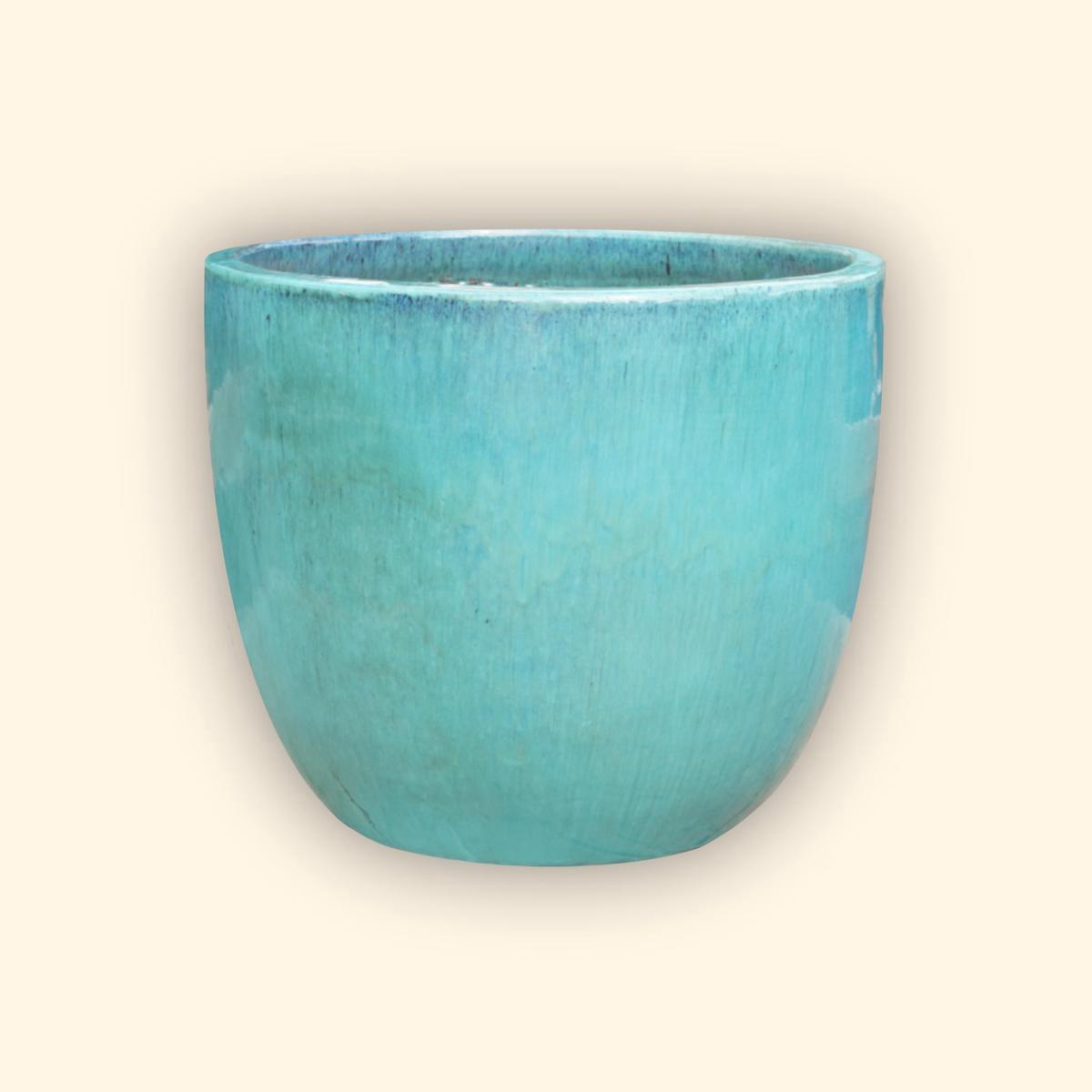 9082C3A 8211 Aqua Ceramic Bullet Planter 8211 128221 x 128221 x 118221 Aqua