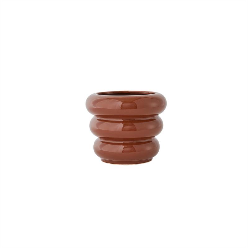 Awa Pot - Small/Shiny Caramel