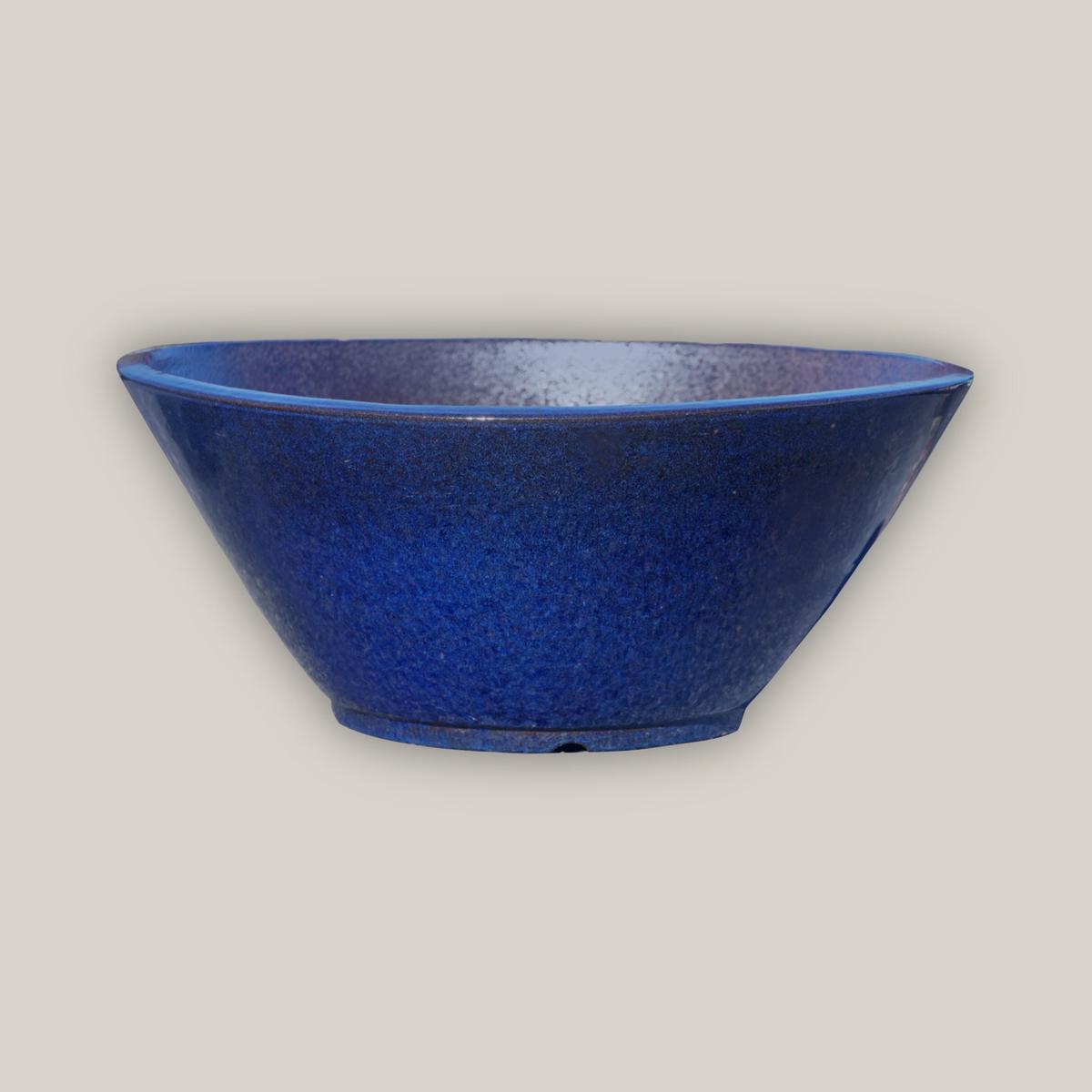 372L15 - Dark Blue Low Wide Planter - 12" x 12" x 4" | Dark Blue
