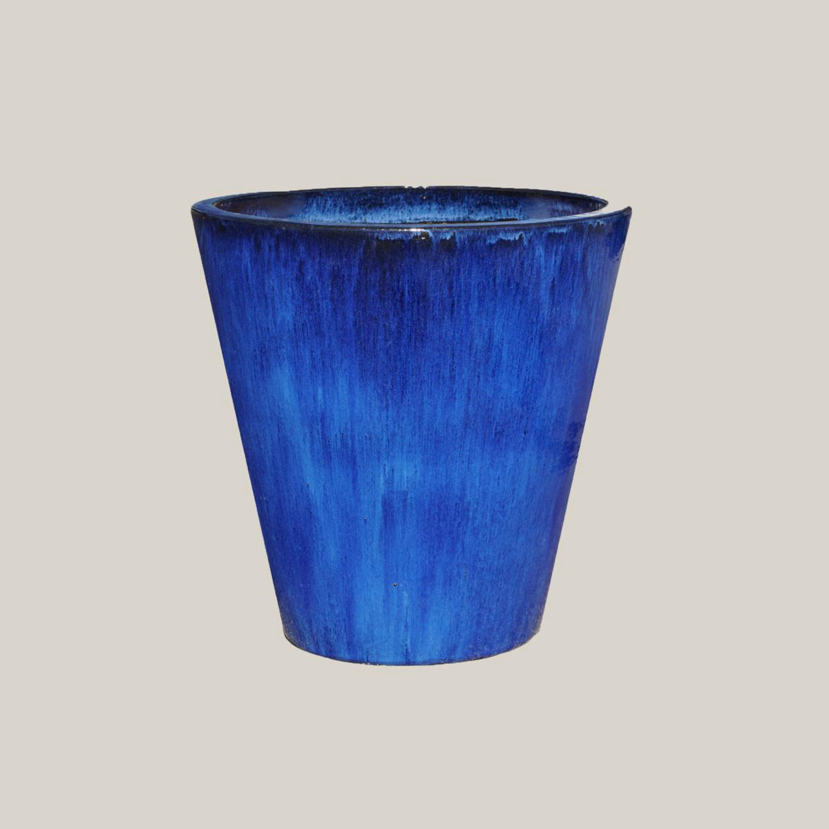 6024H47 8211 Blue Cone Planter 8211 238221 x 238221 x 238221 Blue Ceramic
