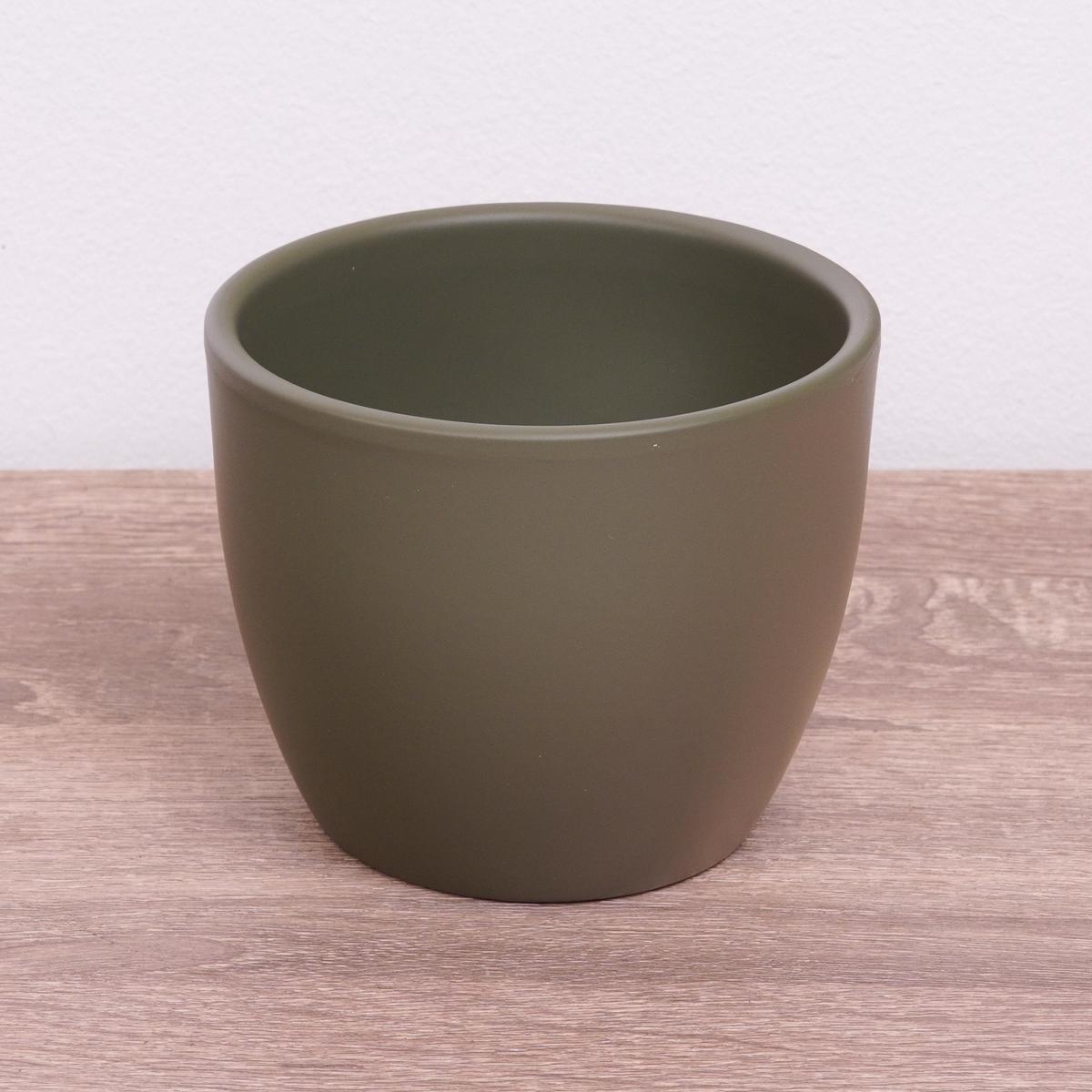 Simplicity Ceramic Pot | Moss Green