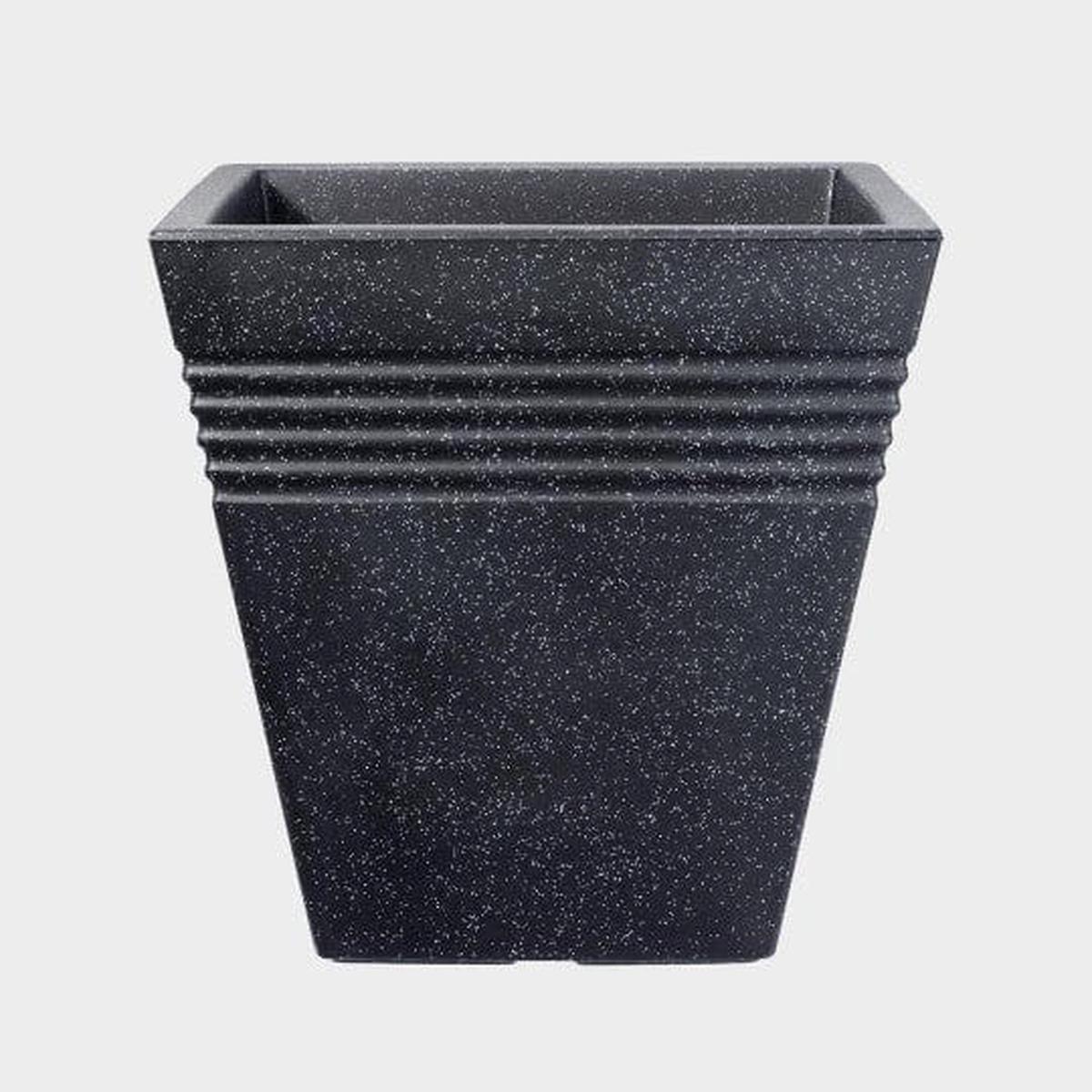 Stewart Piazza Square Planter Granite