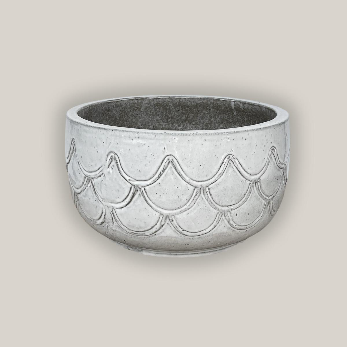 3023L4 8211 White Mermaid Scale Planter 8211 1358221 x 1358221 x 758221