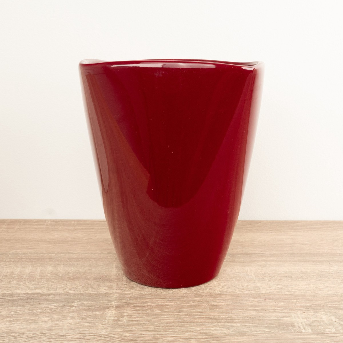 Squared Pot | Cranberry Red