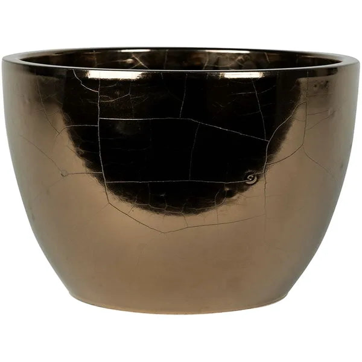 Sven Plant Pot 13cm Height 14cm Dia Pot Gold