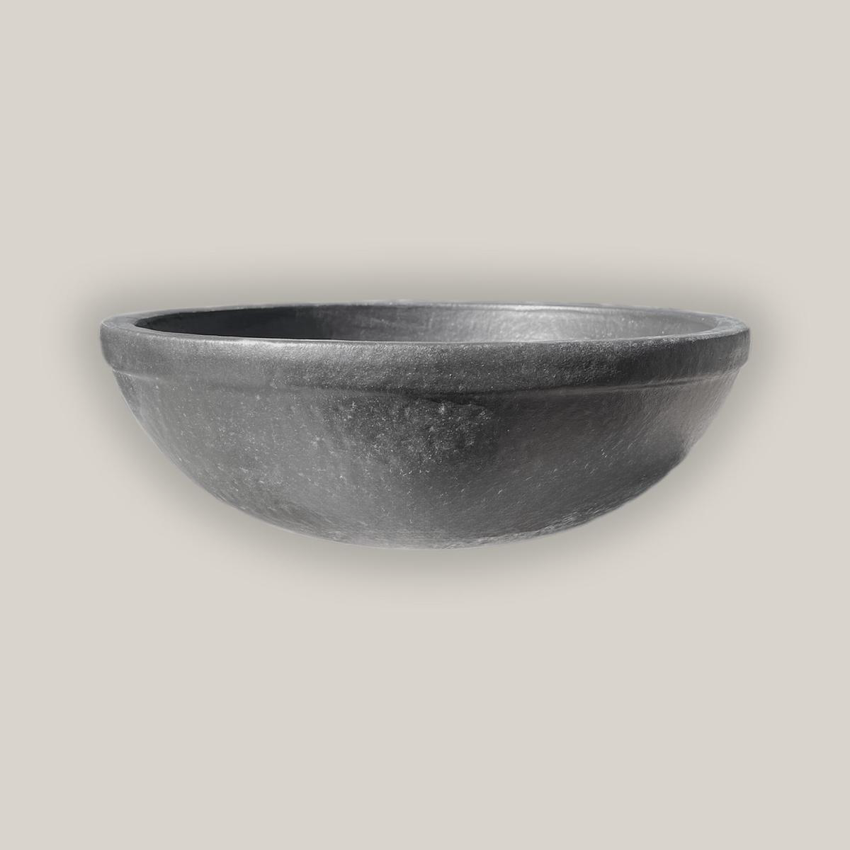 3117L1 8211 Matte Black Shallow Ceramic Bowl 8211 138221 x 138221 x 58221