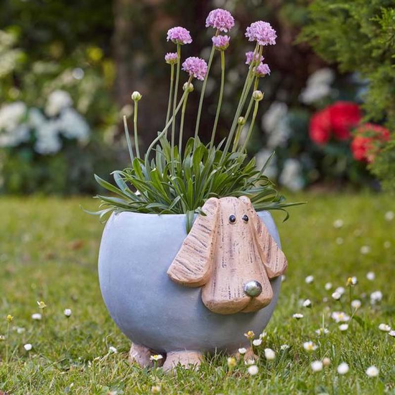 Woodstone Dog Planter | 5071044