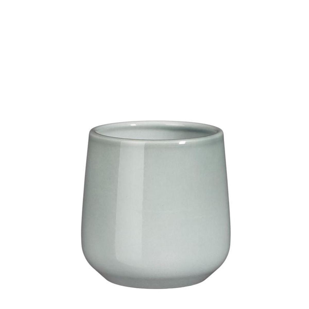 Amber Glazed Tapered Pot