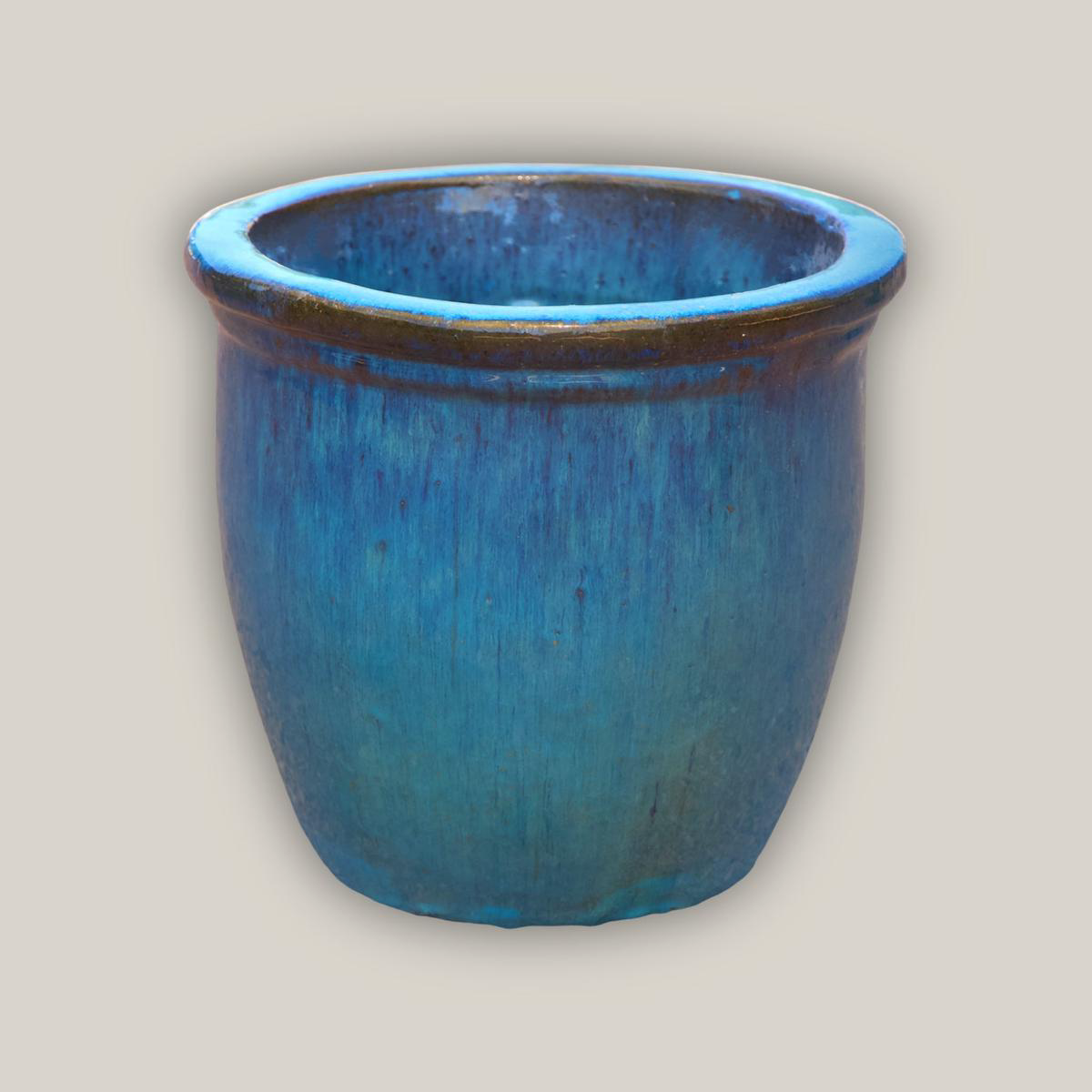 8454N19 8211 Marble Green Double Rim Ceramic Planter 8211 168221 x 168221 x 148221 Marble Green