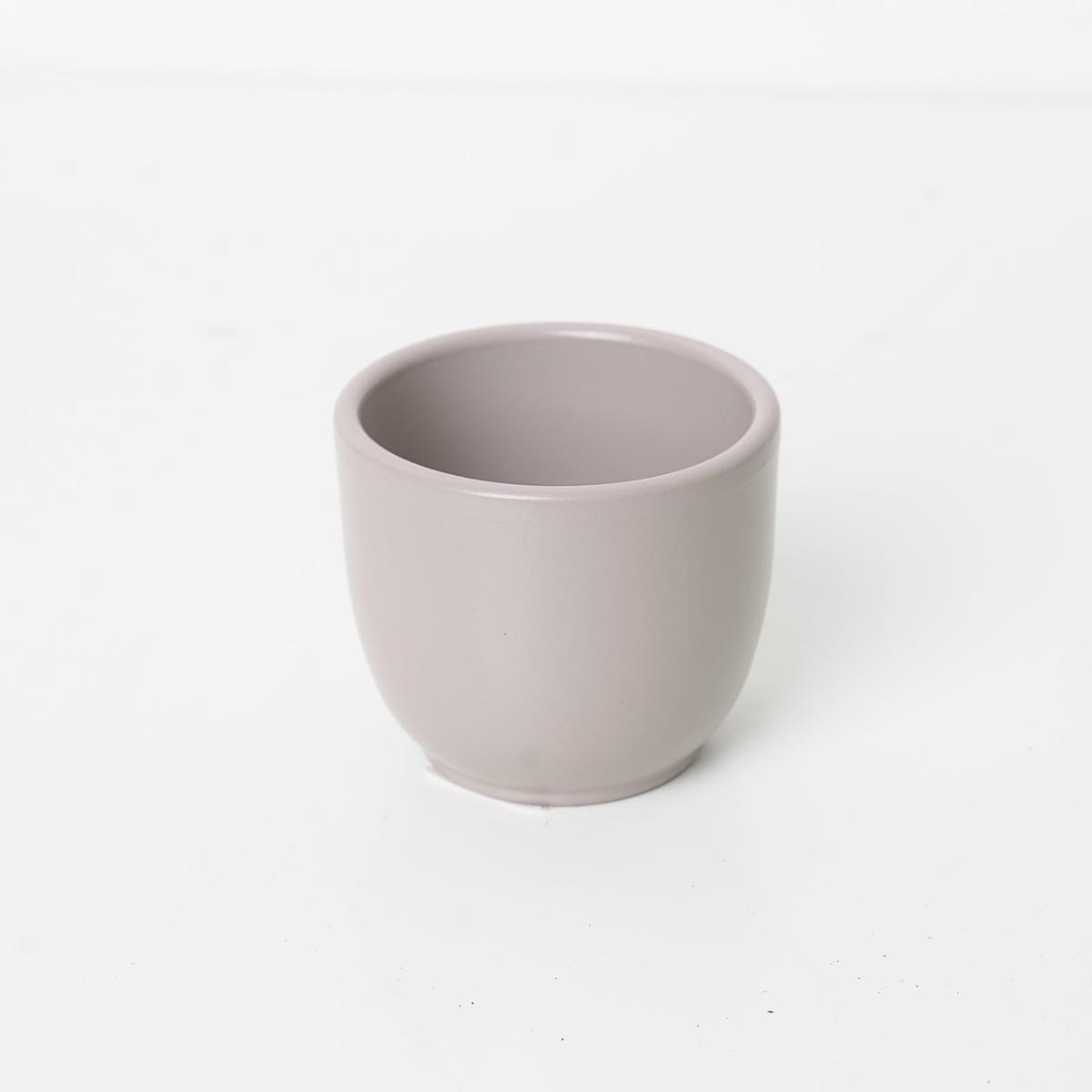 Tusca Taupe Ceramic Pot