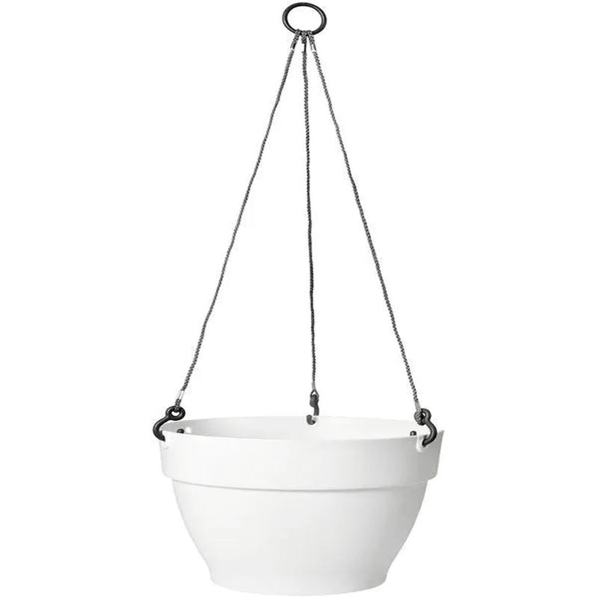 Vibia Plant Pot 18cm Height 25cm Dia Campana Hanging Basket White