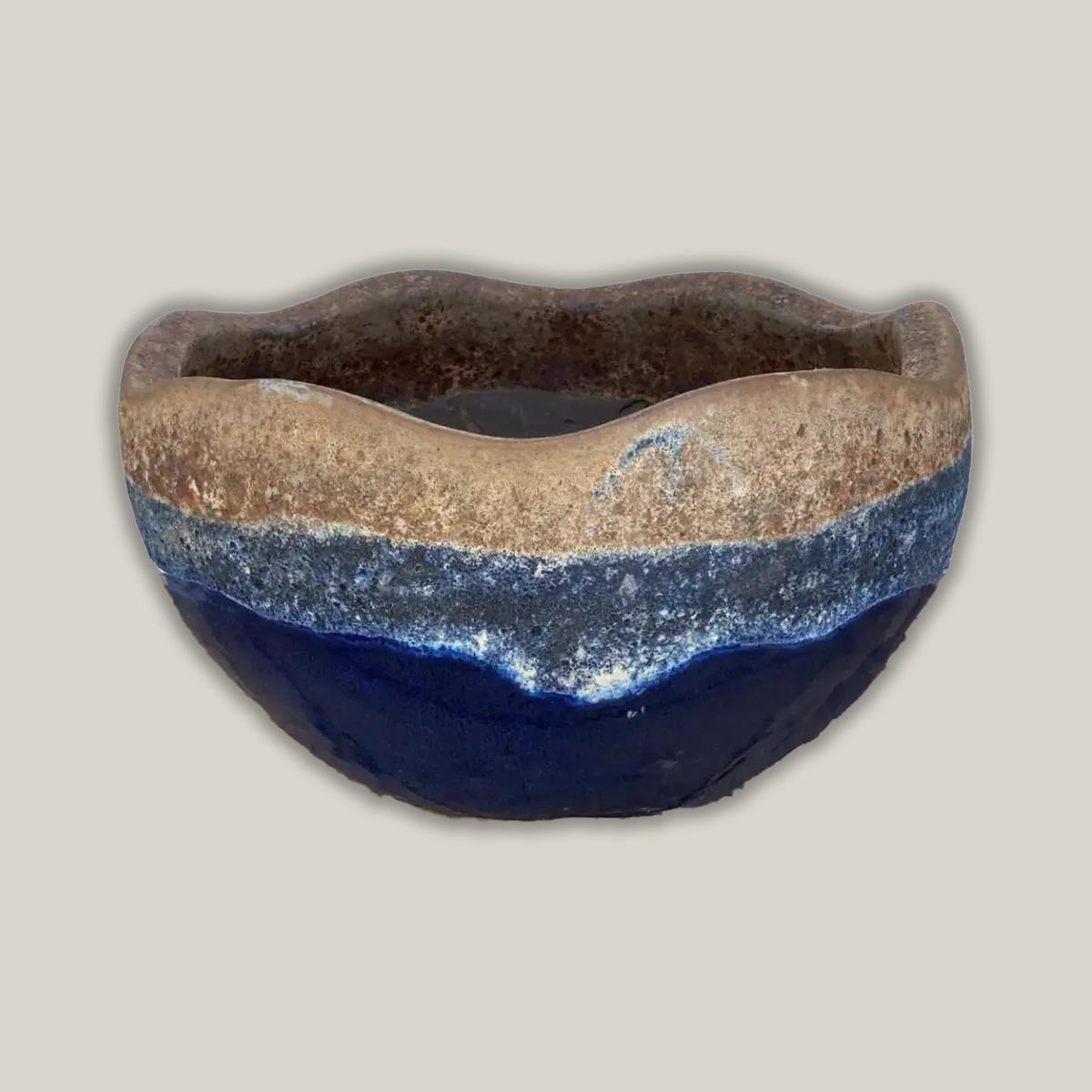 8141S51 8211 AngkorBlue Dragon Wavy Rim Low Bowl 8211 218221 x 218221 x 128221 8211 AngkorBlue