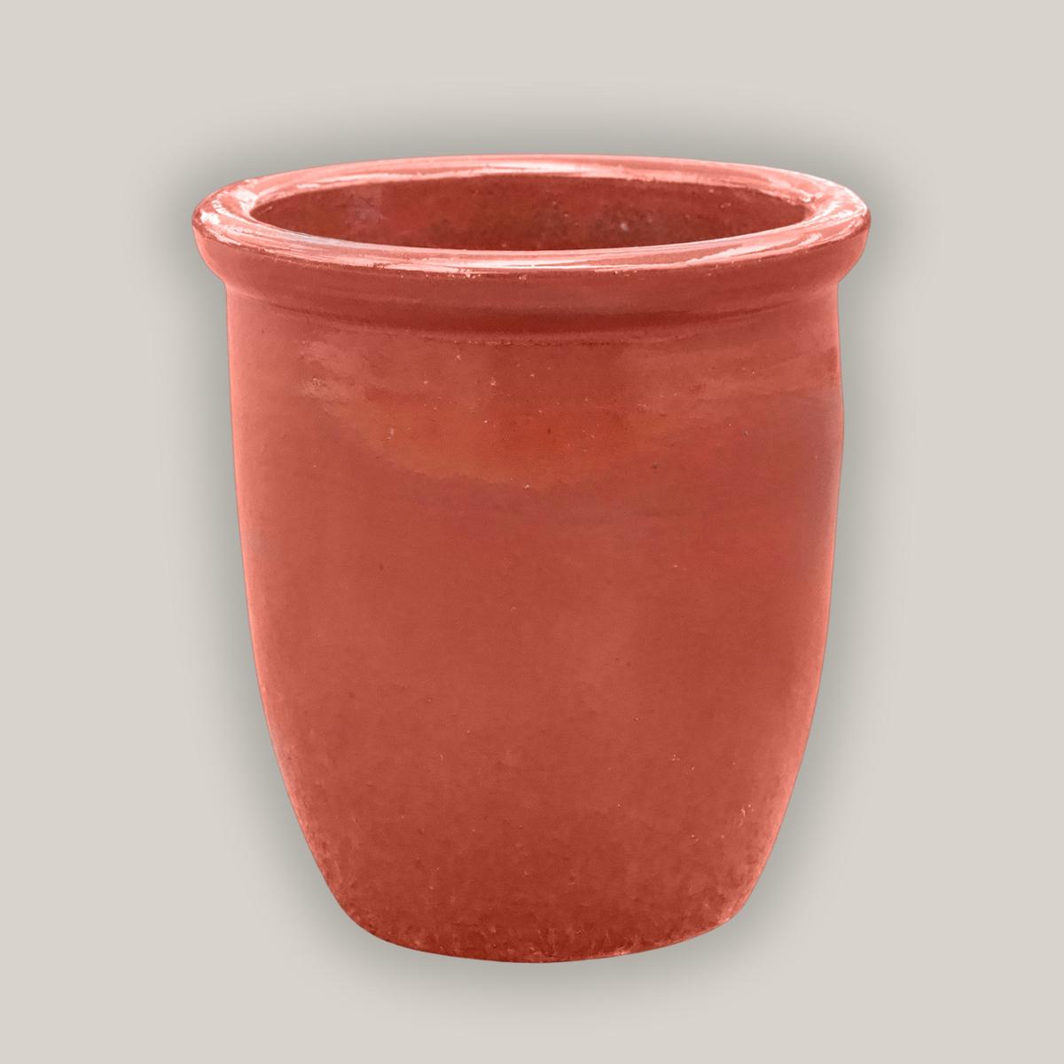 8401S27 - Bright Red Cana Pot - 14" x 14" x 16" | Bright Red | Ceramic