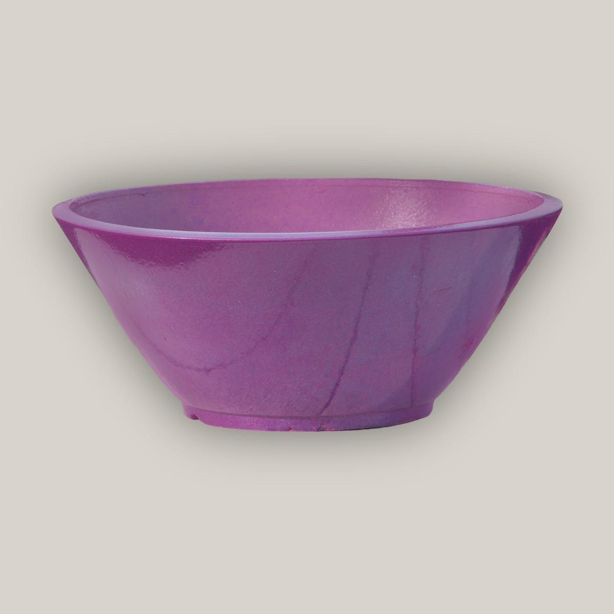 372L19 - Purple Low Wide Planter - 16" x 16" x 6"