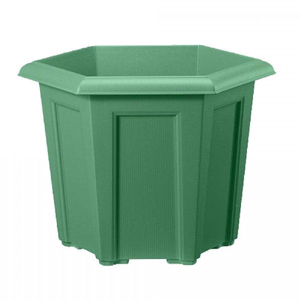 Stewart 40cm Regency Hexagonal Planter Green