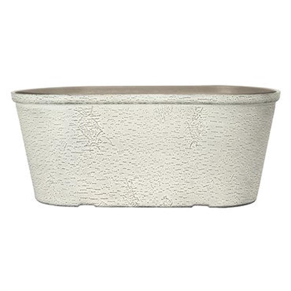 128243 Birch Oval Planter 8211 White