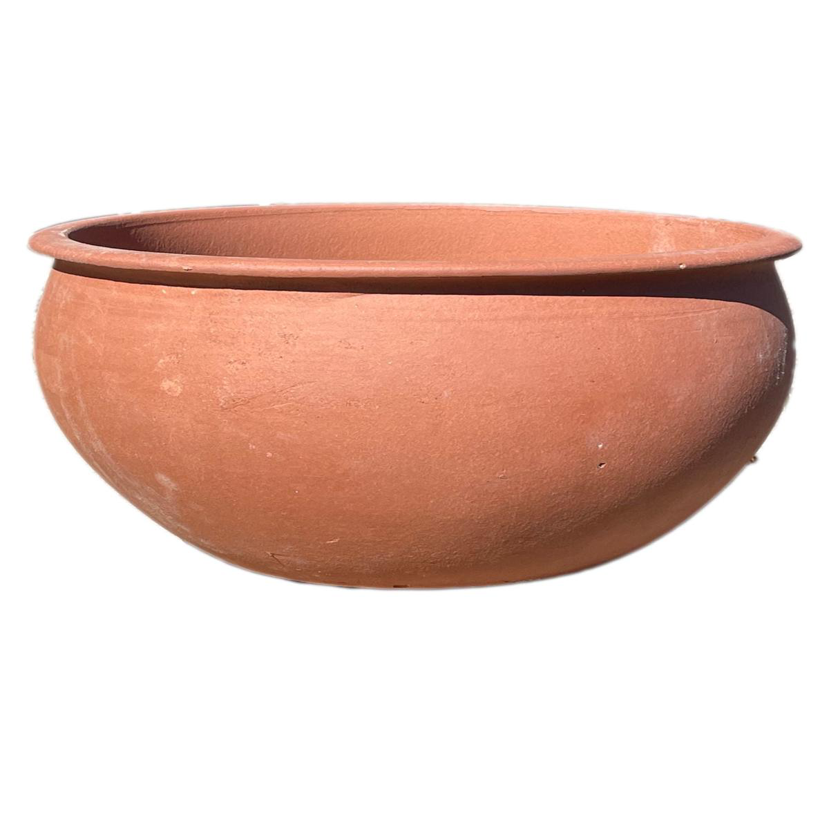 3124L10 8211 Round Rim Terracotta Planter 8211 168221 x 168221 x 118221