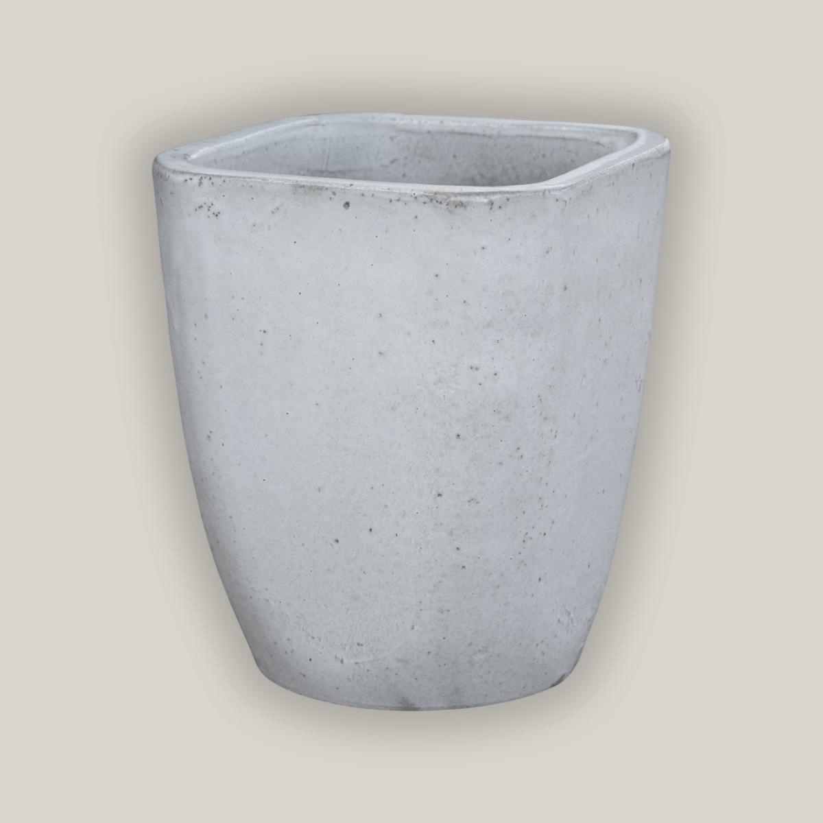 3015L4FS 8211 White Modern Tapered Square Planter 8211 FREE SHIPPING 8211 78221 x 78221 x 88221