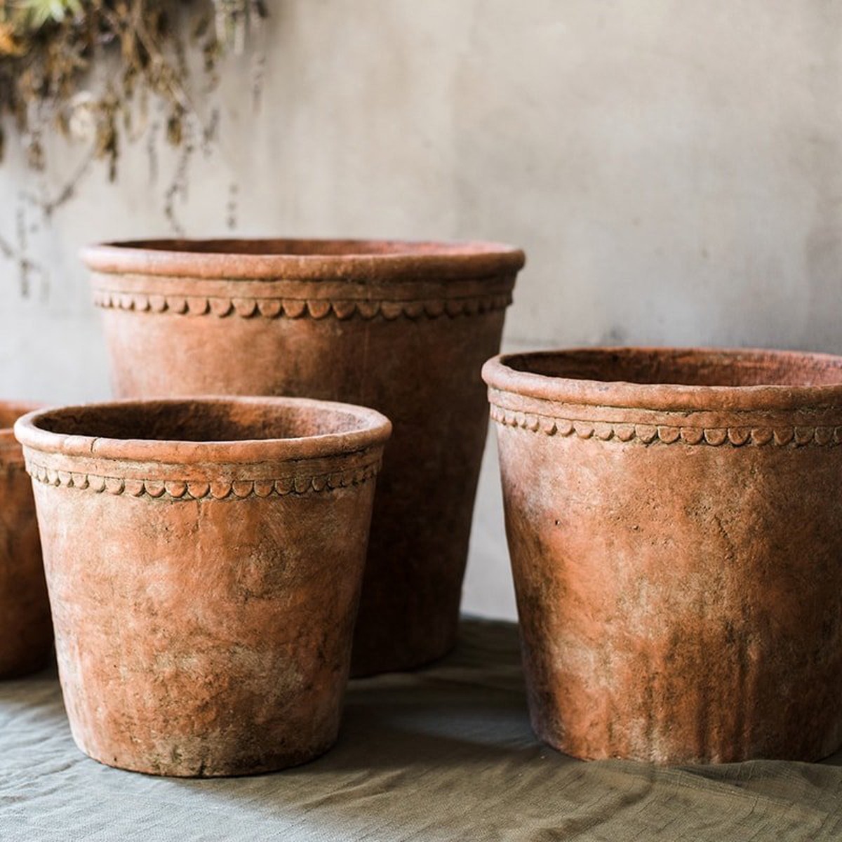 Terracotta Concrete Planter Pot XLarge